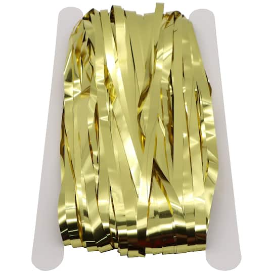 12 Pack: 6.5ft. Gold Tinsel Curtain by Celebrate It™